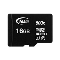 Team 16GB Micro SDHC Class 10 UHS-I Flash Card with Adapter Team 16GB Micro SDHC Class 10 UHS-I Flash Card with Adapter